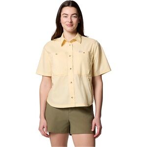 Columbia Sportswear Women's Brea Falls Woven Short Sleeve Shirt, Size XL